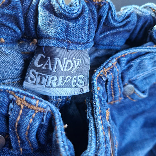 Candy Stripes Denim Jeans - Size 0