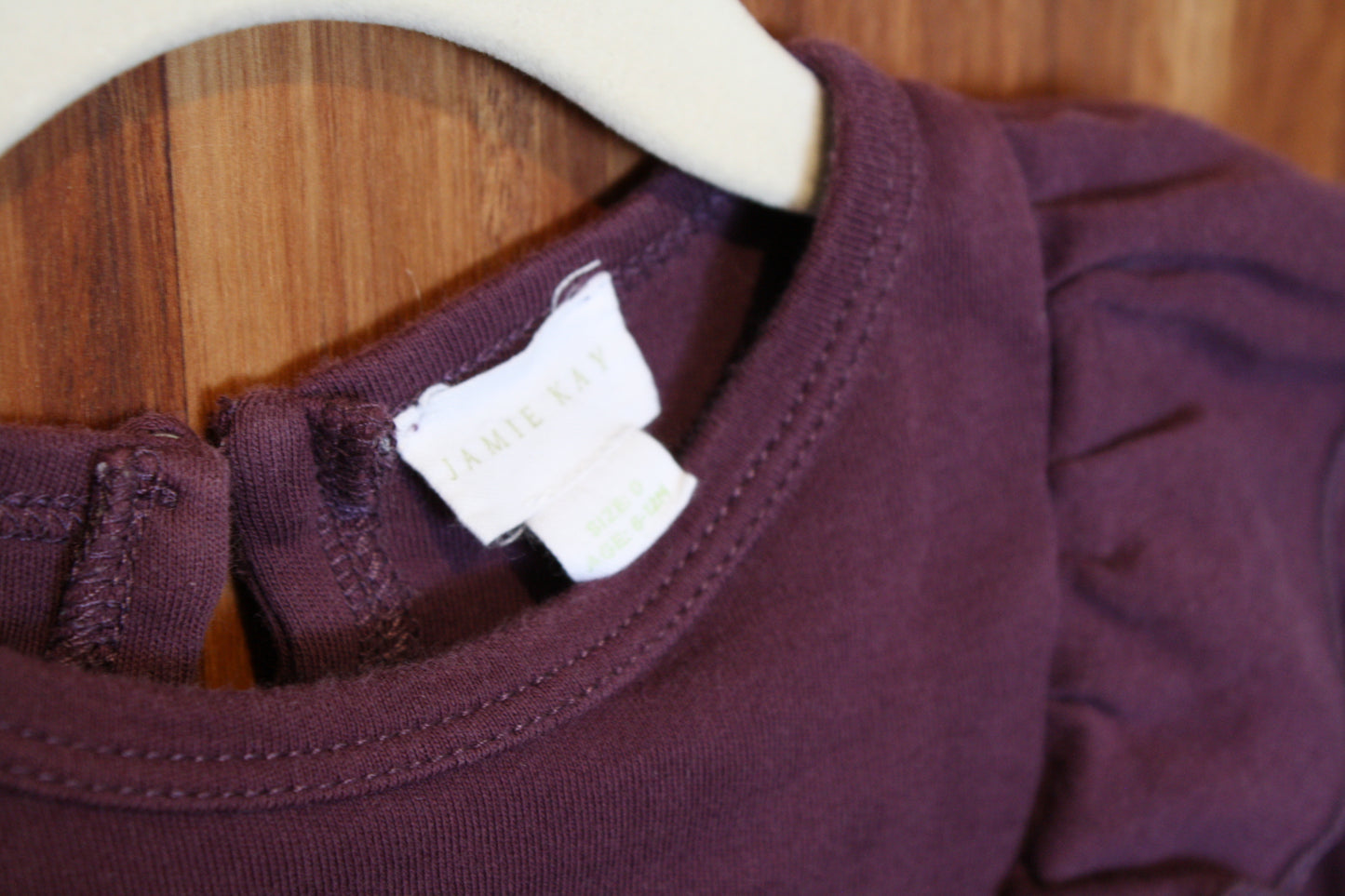 Jamie Kay Purple Bodysuit – Size 6–12m