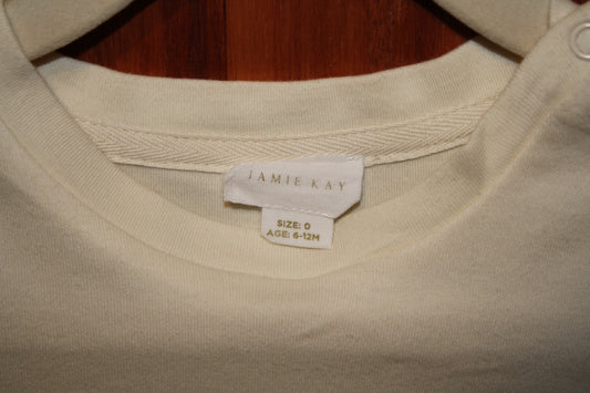 Jamie Kay White Top – Size 6–12m