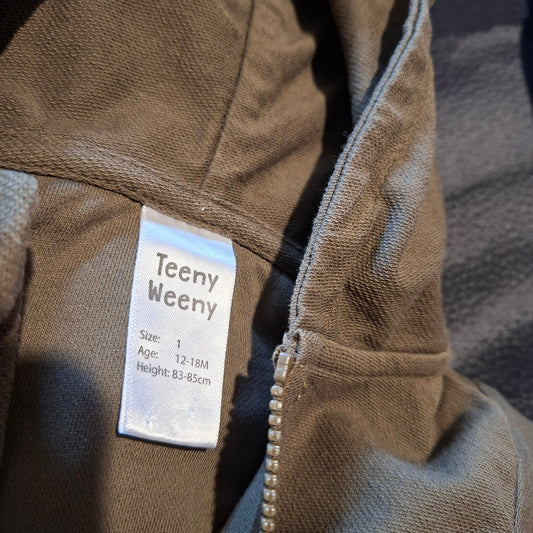 Teeny Weeny Green Hoodie - 1Y