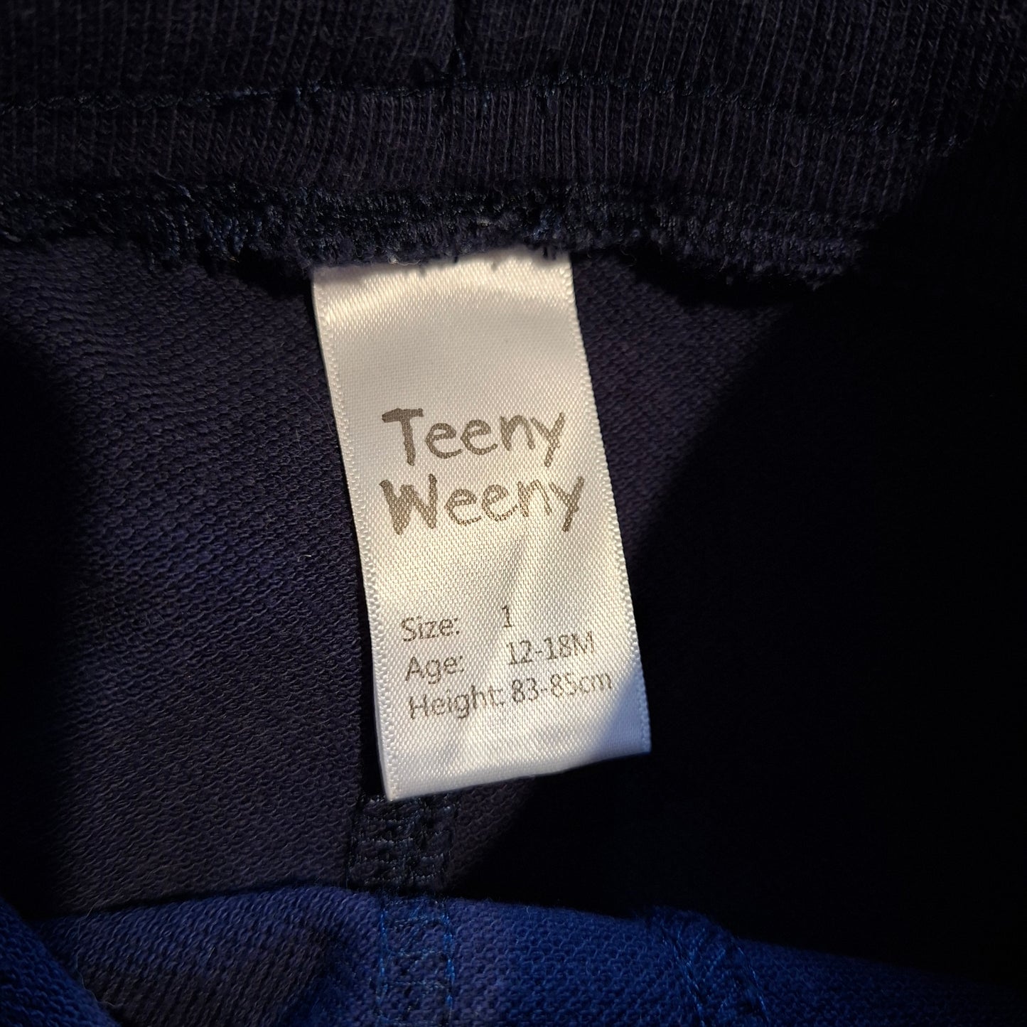 Teeny Weeny Navy Trackpants - 1Y