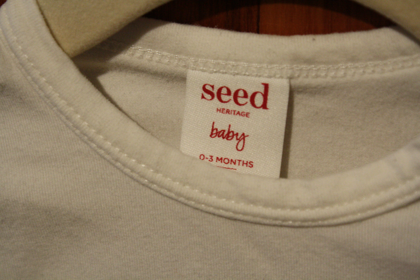 Seed Blue Apple Short Sleeve Bodysuit – Size 0–3