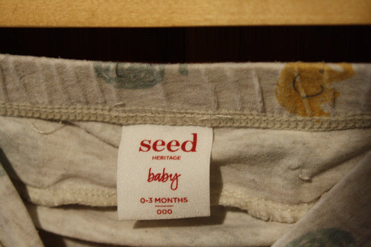 Seed Elephant Print Pants β Size 0β3