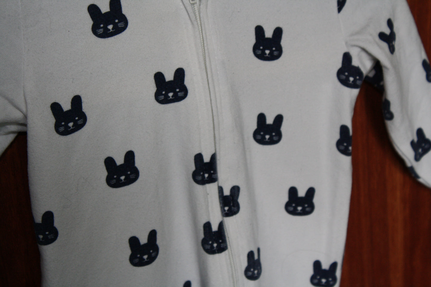 Seed White & Blue Bunny All in One – Size NB