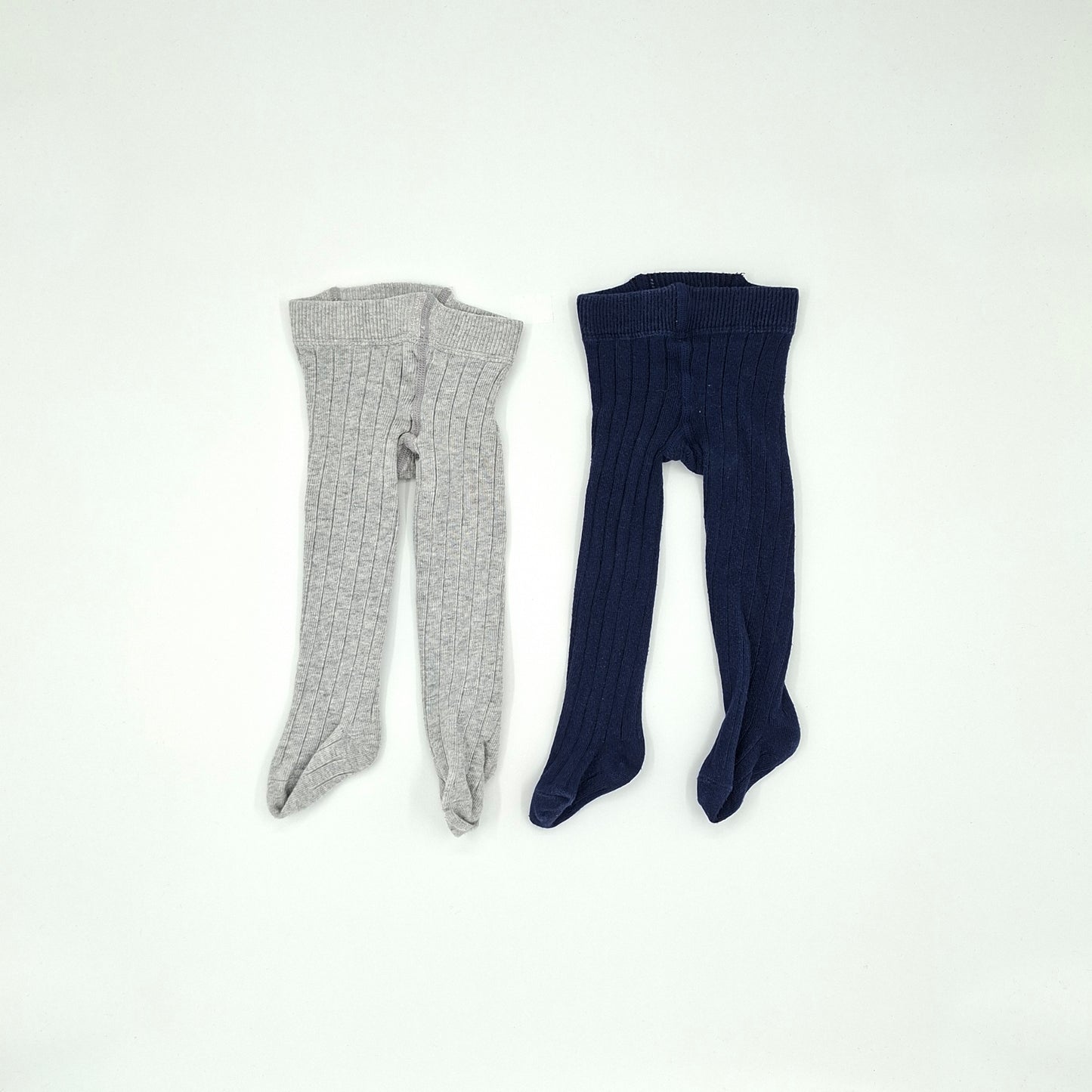 Bonds Blue & Grey Tights – Size NB/0–3
