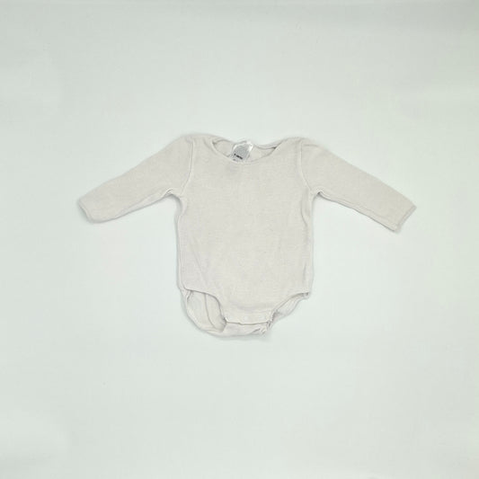 Bonds White Long-Sleeve Bodysuit - Size 0-3