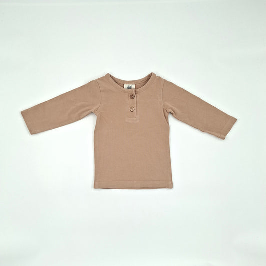 Buck & Baa Brown Long Sleeve Top – Size 0–3