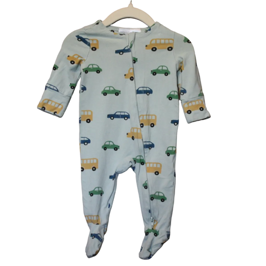 Cotton On Baby Car Print All-in-One – Size 0–3
