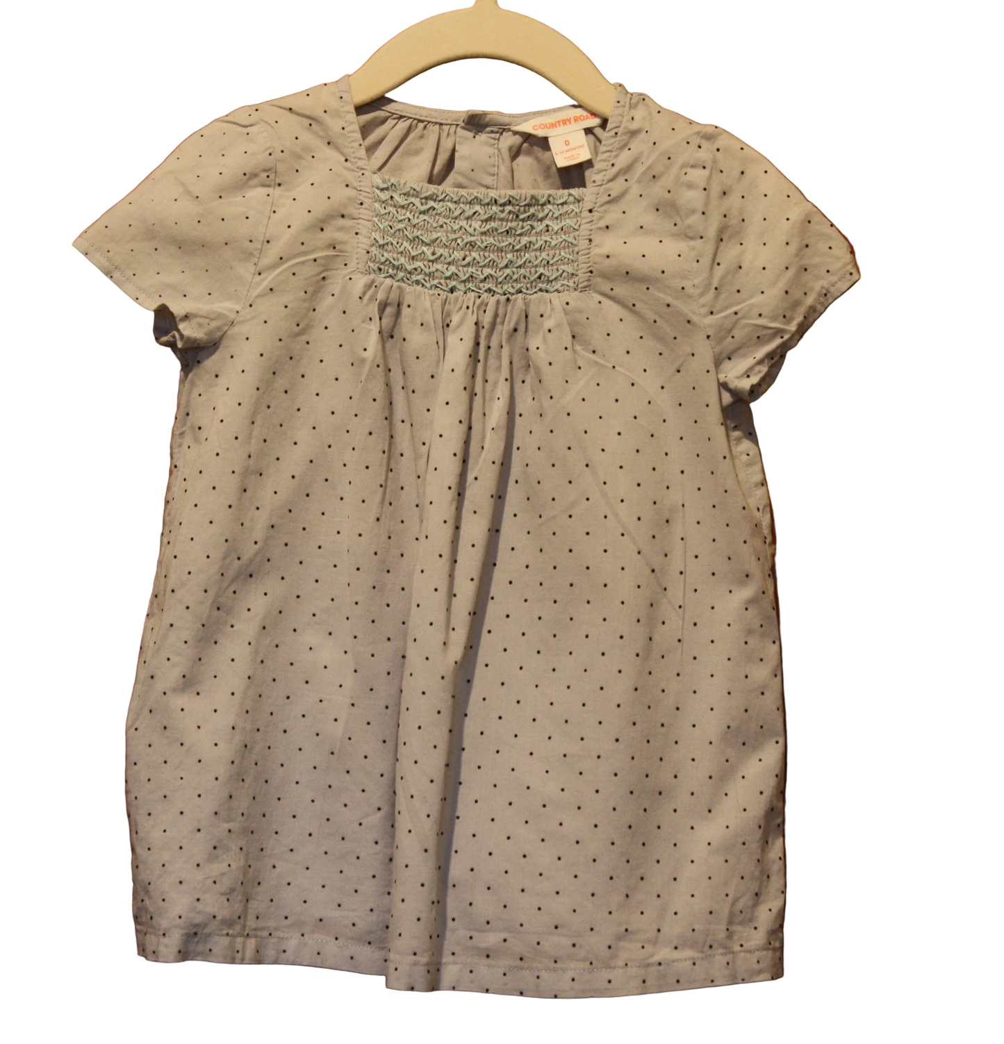 Country Road Smock Dress – Size 6–12m