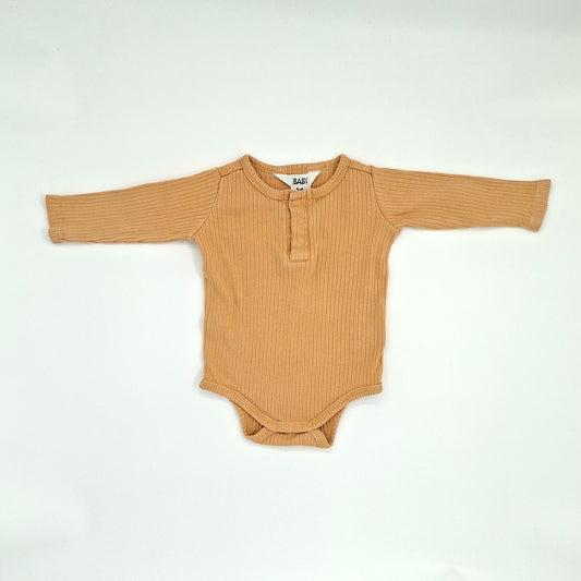 Cotton On Baby - Yellow Long-Sleeve Bodysuit - Size 3-6