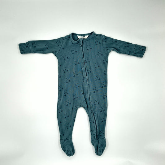 Cotton On Baby - Teal All-In-One Tree Print - Size 3-6