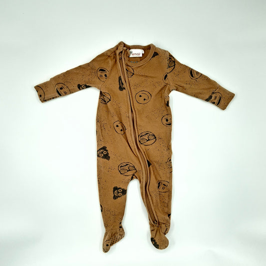Cotton On Baby Emoji All-in-One  - Size 3 - 6