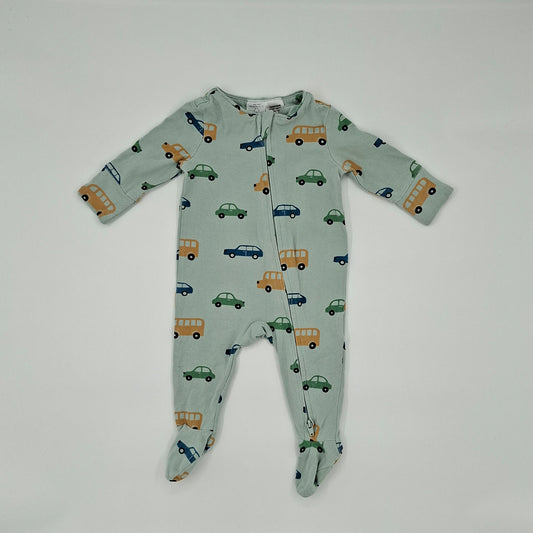 Cotton On Baby Car Print All-in-One – Size 0–3