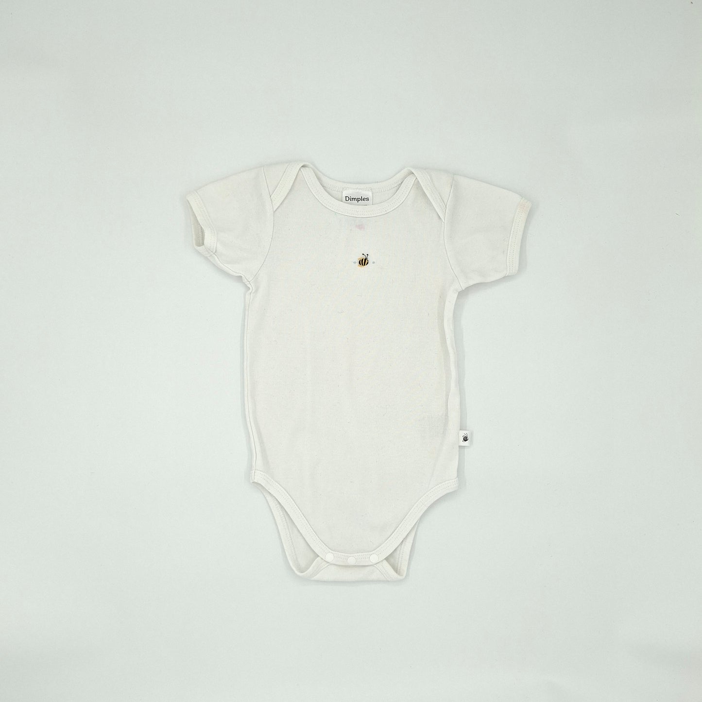 Dimples White Bodysuit - Size 18-24
