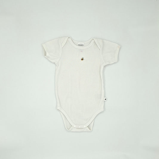 Dimples White Bodysuit - Size 18-24