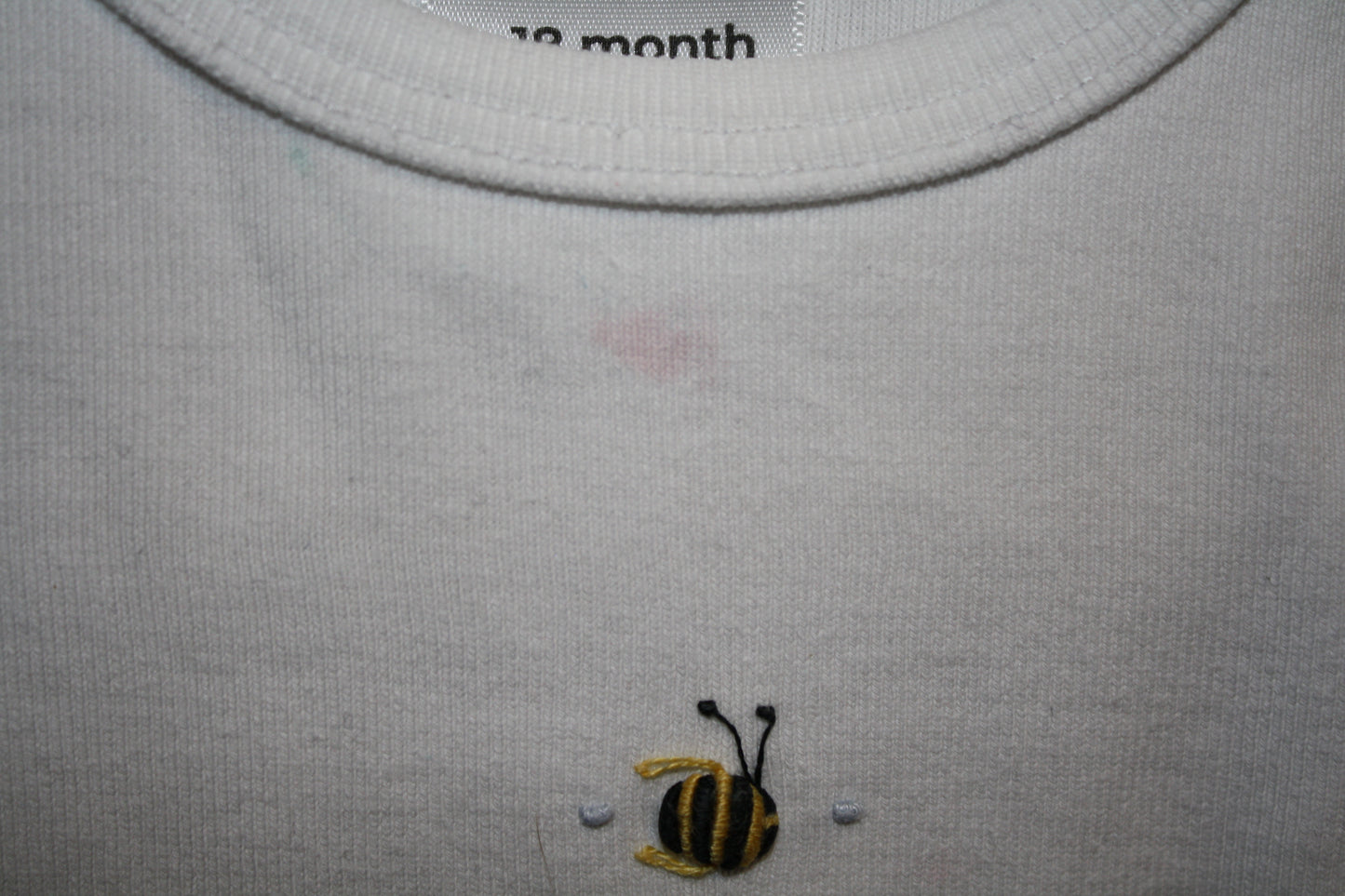 Dimples White Bodysuit - Size 18-24