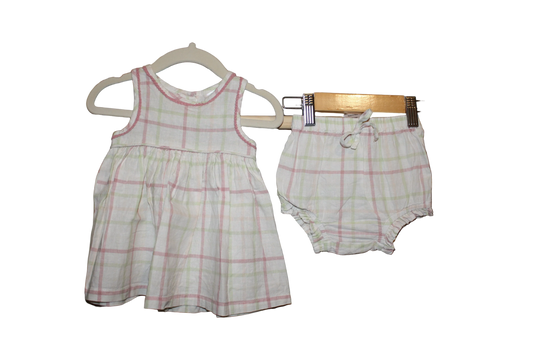 Teeny Weeny Dress With Bloomers  - Size 0-3