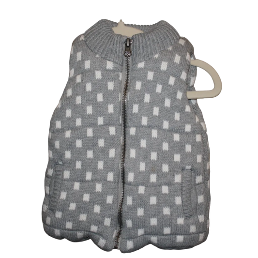 Seed Grey Vest  - Size 3 - 6