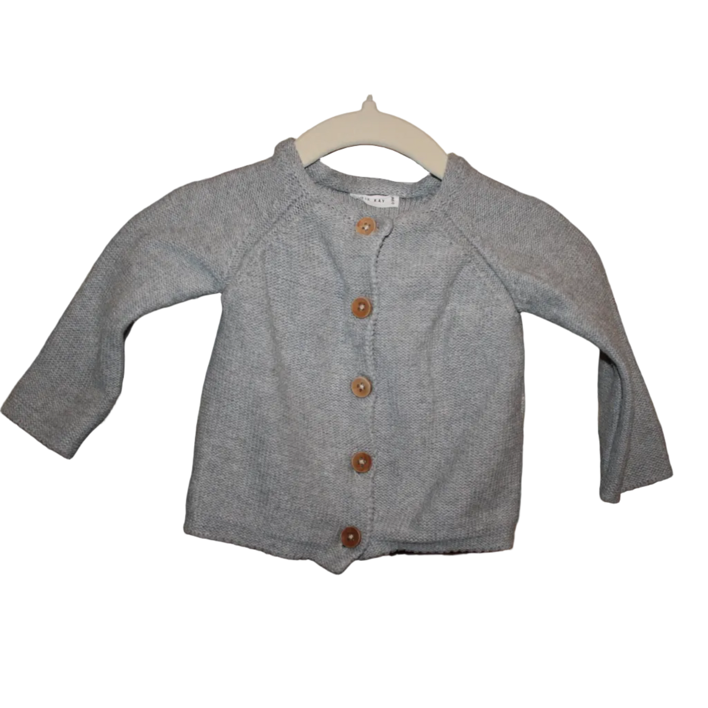 Jamie Kay Grey Cardigan  - Size 0-3