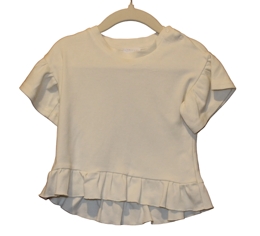 Jamie Kay White Top – Size 6–12m