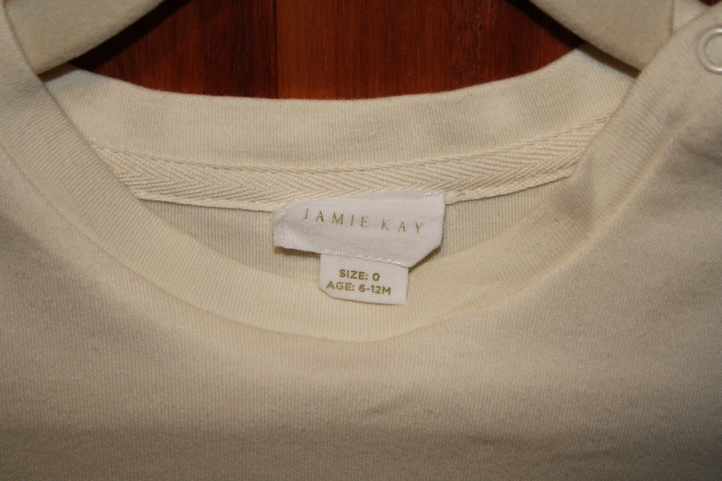 Jamie Kay White Top – Size 6–12m