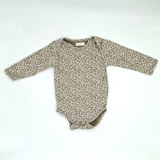 Jamie Kay Green Floral Bodysuit -  Size 1 Year