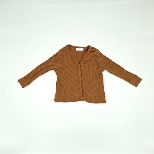 Jamie Kay Mustard Ribbed Cardigan -  Size 3- 6