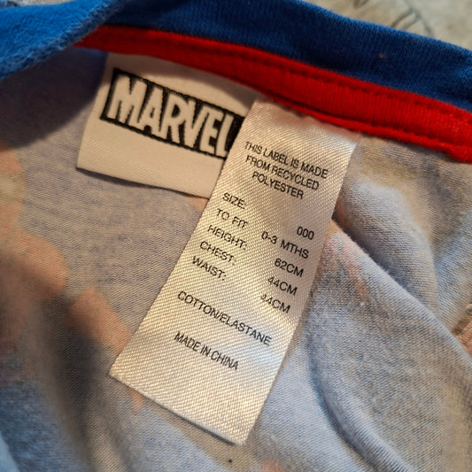 Marvel SpiderMan All-In-One  - Size 0-3