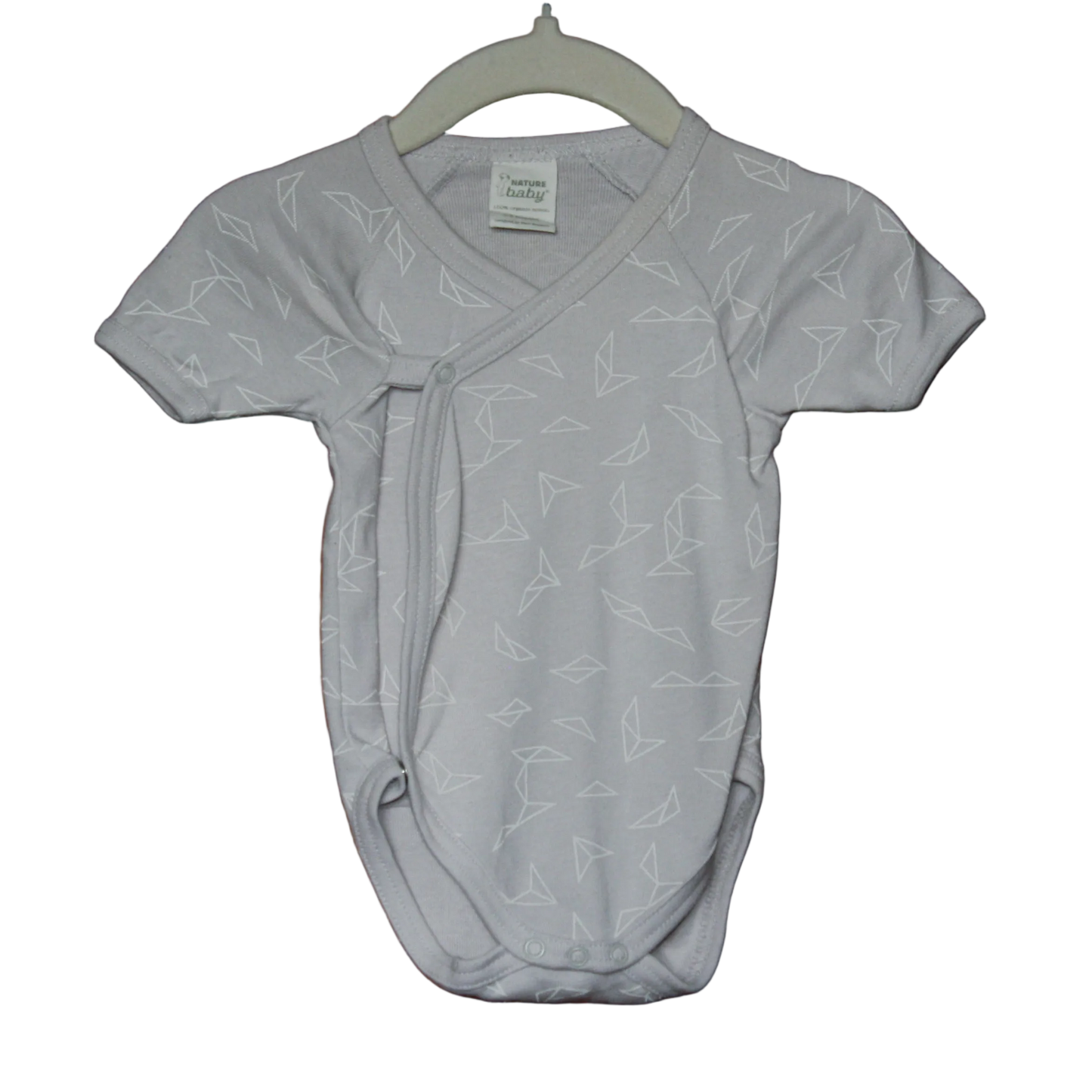 Nature Baby Kimono Wrap Bodysuit – Size 0–3