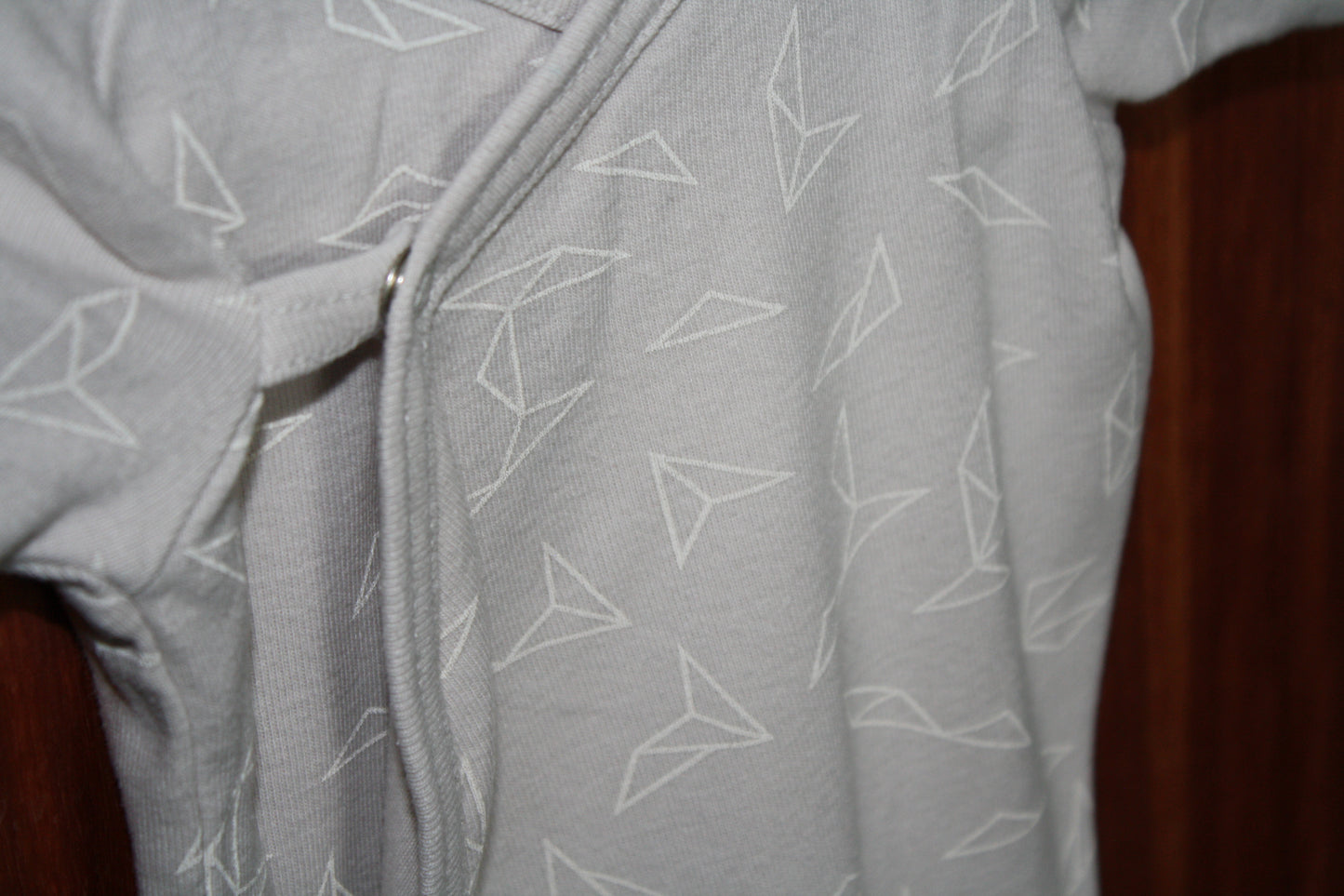 Nature Baby Kimono Wrap Bodysuit – Size 0–3