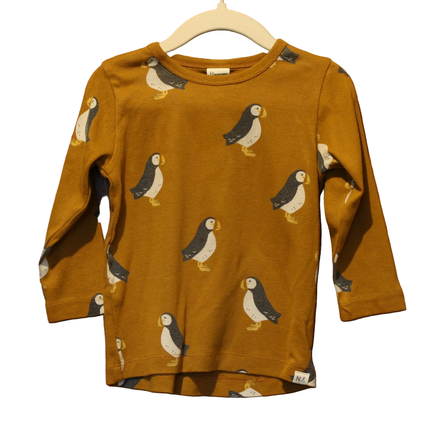 Nature Baby Puffin Long Sleeve Top – Size 1 Year
