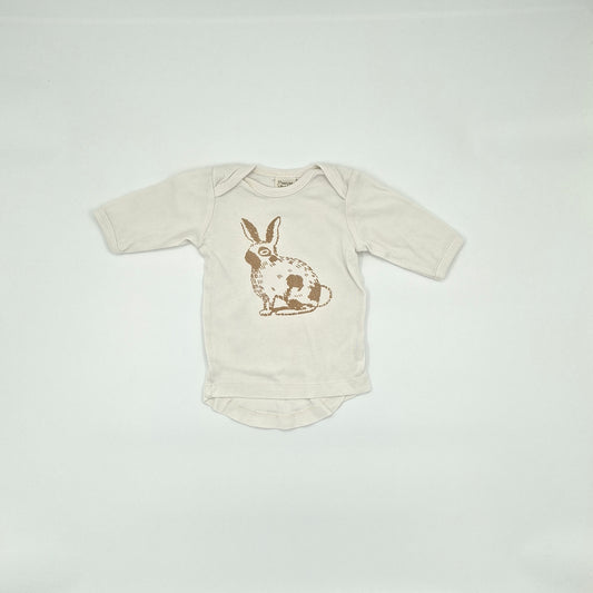 Nature Baby White Bunny Long Sleeve T-Shirt – Size 0–3