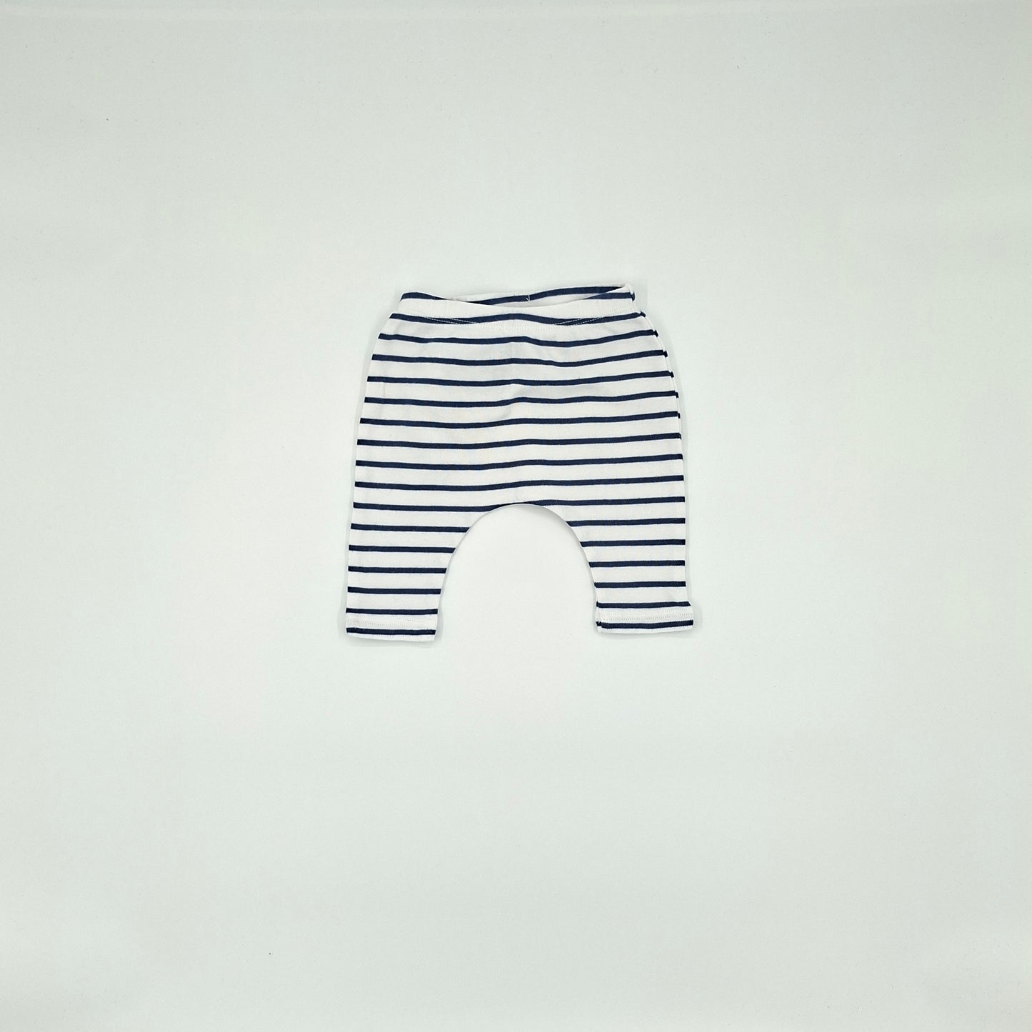 Next Navy & White Harem Pants  - Size 0-3