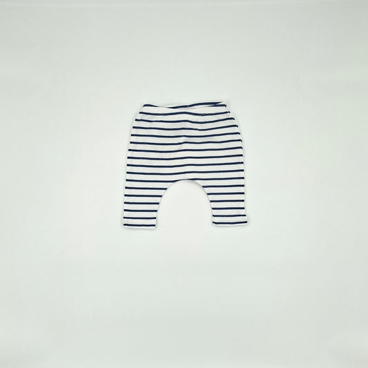 Next Navy & White Harem Pants  - Size 0-3