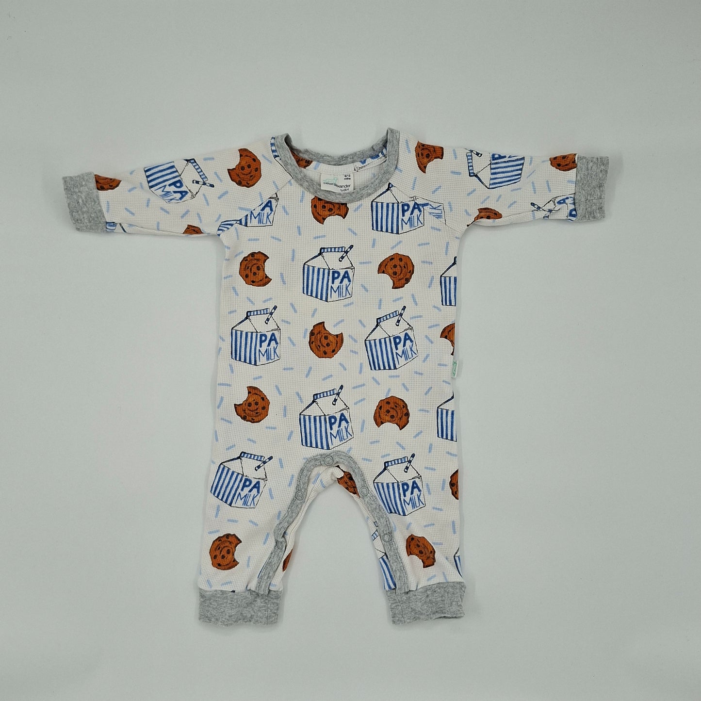 Peter Alexander Milk & Cookies Jumpsuit – Size 6–12m
