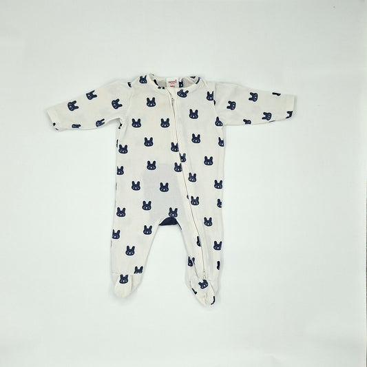 Seed White & Blue Bunny All in One – Size NB