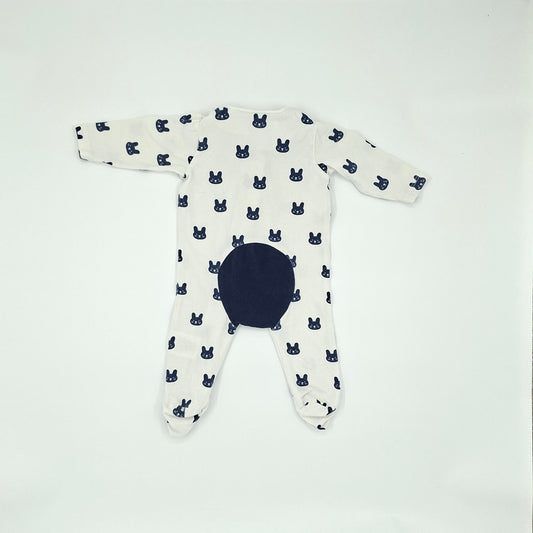 Seed White & Blue Bunny All in One – Size NB