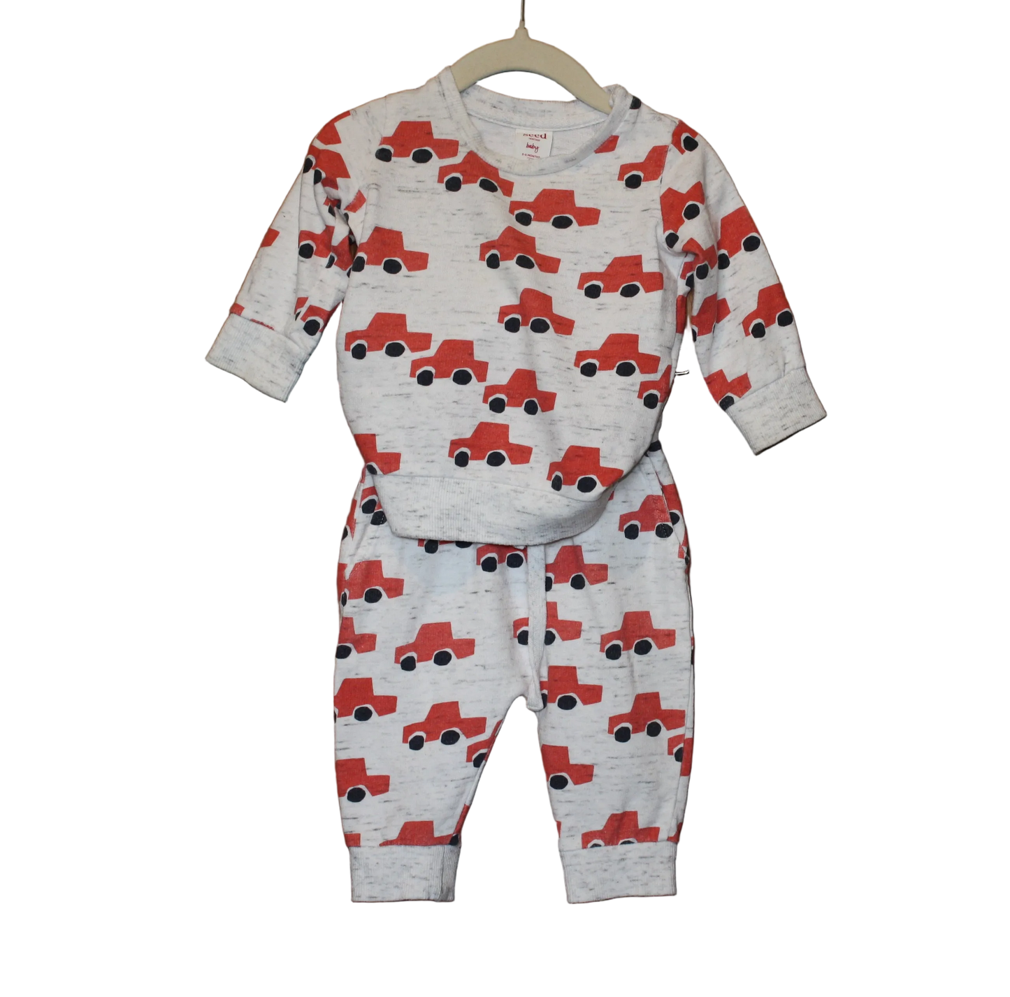 Seed Red Track Suit Set – Size 3–6m
