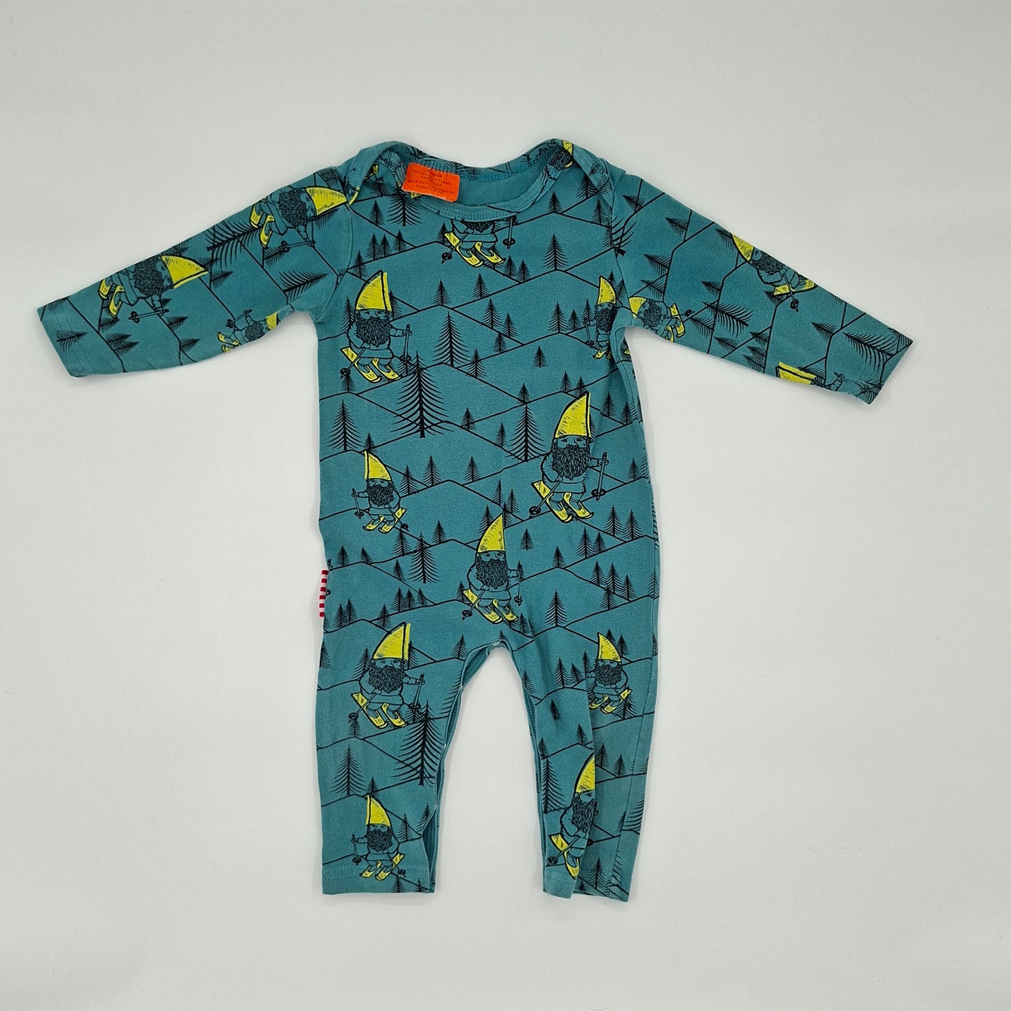 Sooki Baby Green Gnome Skiing Jumpsuit – Size 3-6m