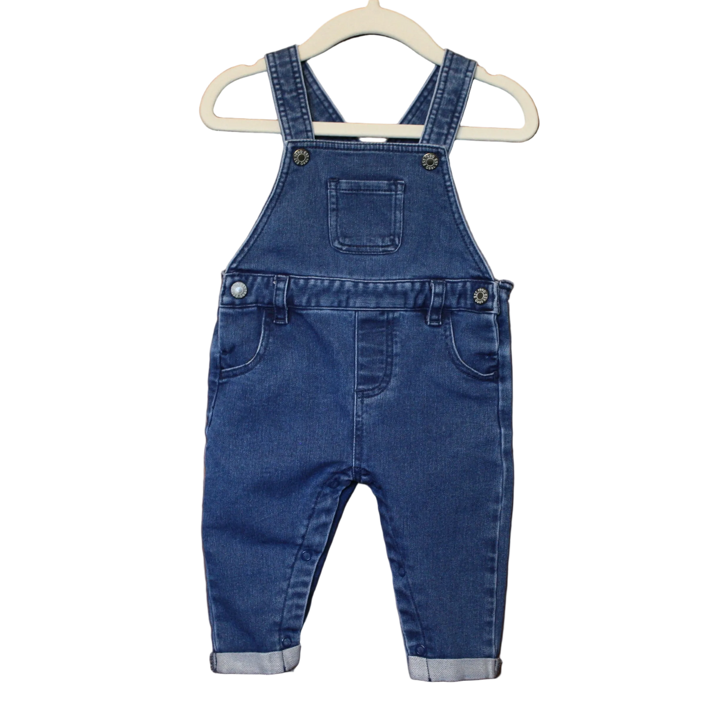 Teeny Weeny Denim Overalls – Size 3–6m