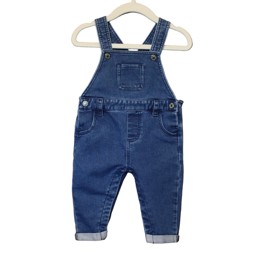 Teeny Weeny Denim Overalls – Size 3–6m
