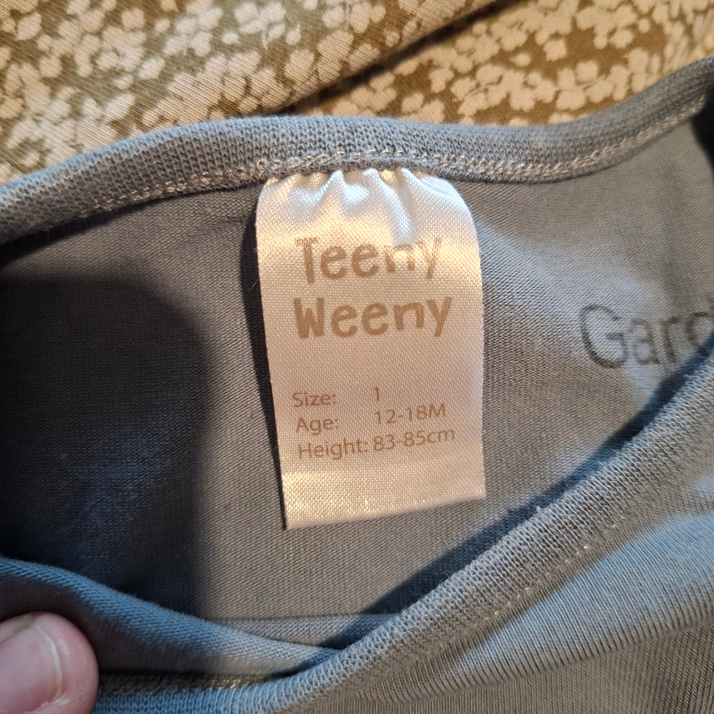 Teeny Weeny Blue Long Sleeve Shirt - 1Y