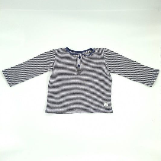 Teeny Weeny Blue Check Long Sleeve Shirt - 2Y
