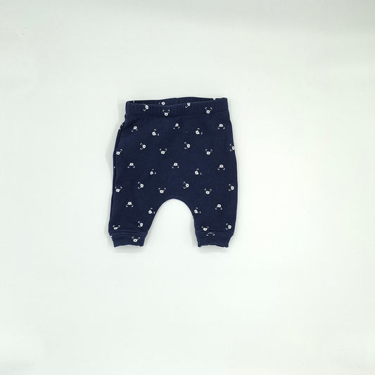 Teeny Weeny Navy Bear Print Pants - NB