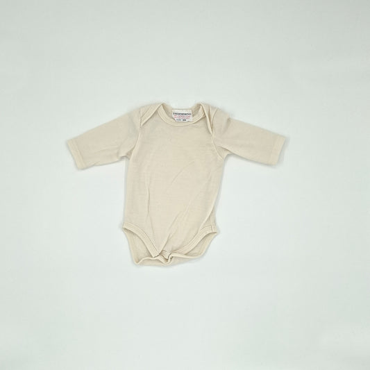 Thermerino White Merino Bodysuit - Size 0 -3