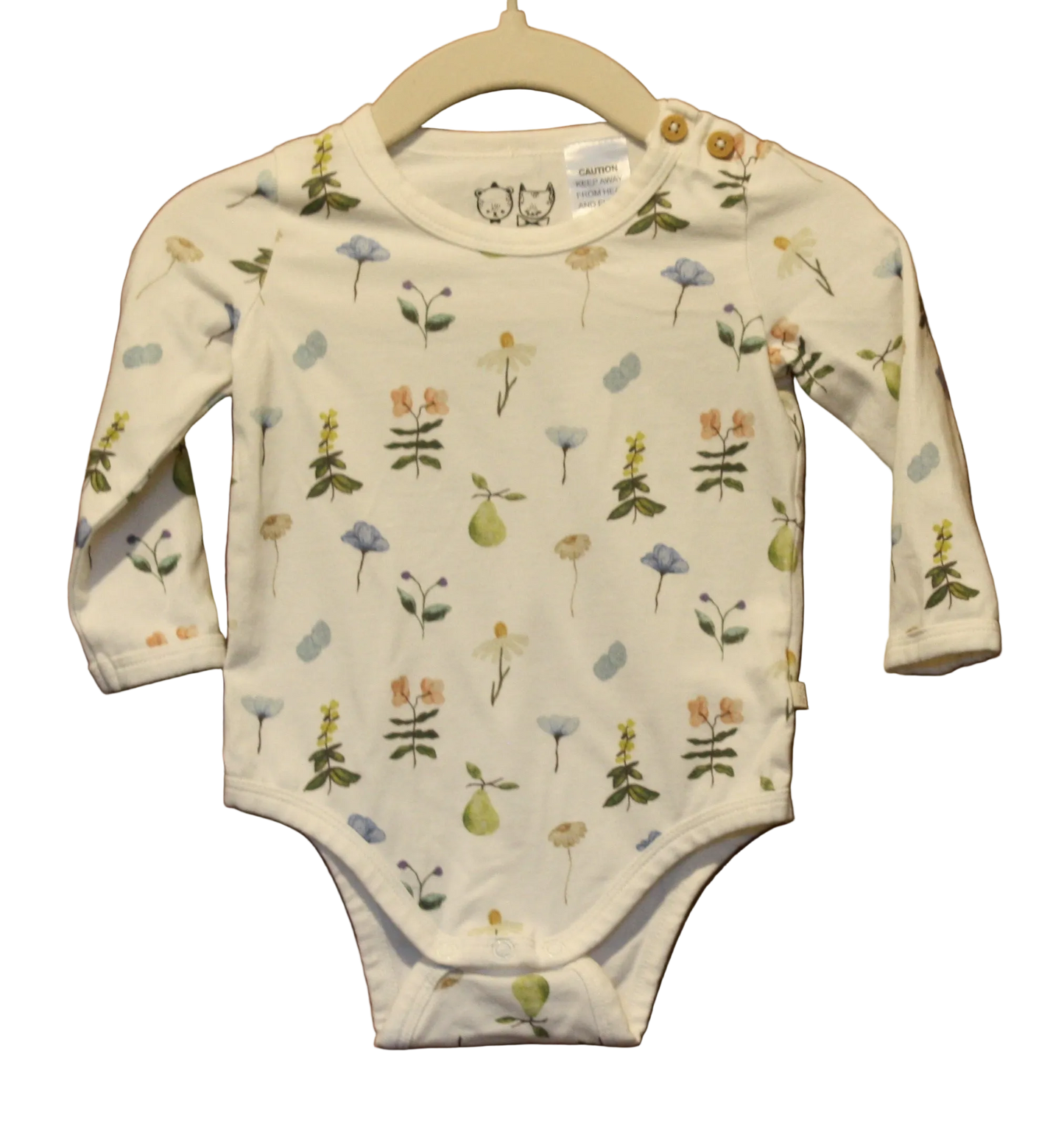 Wilson & Frenchy Floral Bodysuit – Size 6–12m