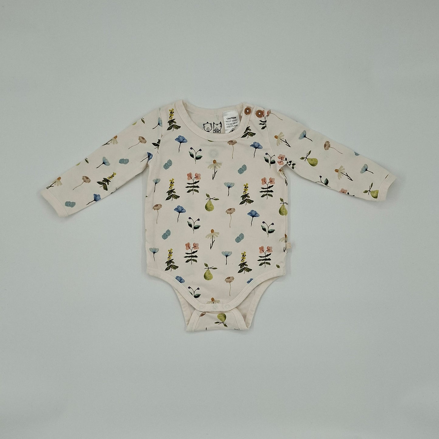 Wilson & Frenchy Floral Bodysuit – Size 6–12m