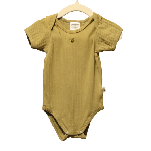 Dimples Green Bodysuit – Size 3-6 month